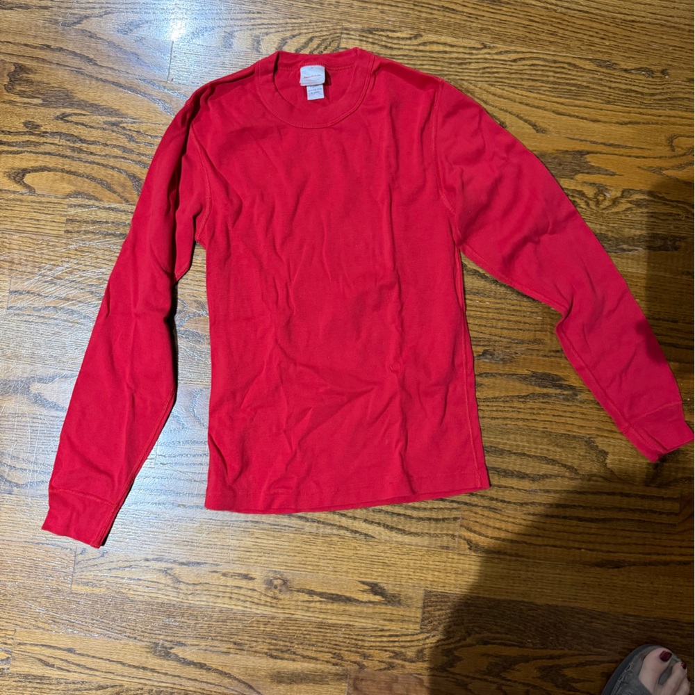 Hanna Andersson Red Long Sleeve Shirt